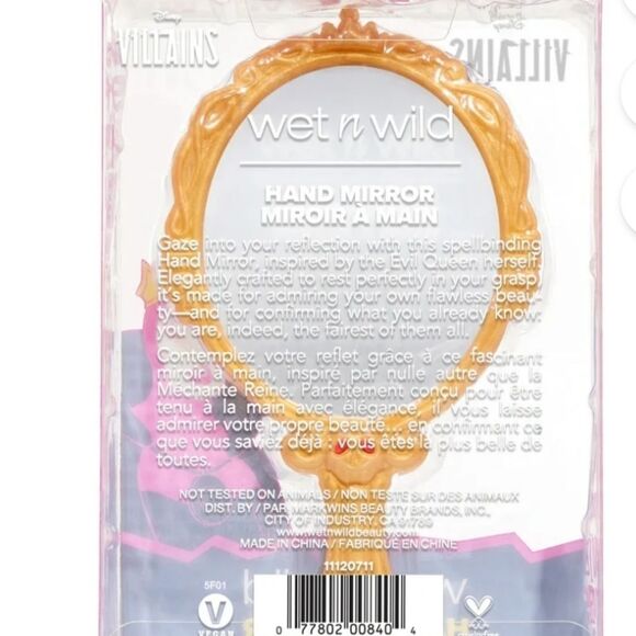 Wet-n-Wild X Disney Villains Hand Mirror- Gold/Black - Picture 9 of 11